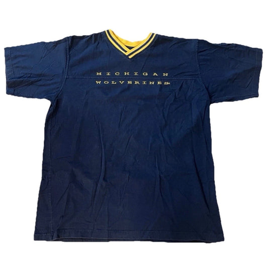 Vintage Men's Michigan Wolverines Football Jersey T-Shirt